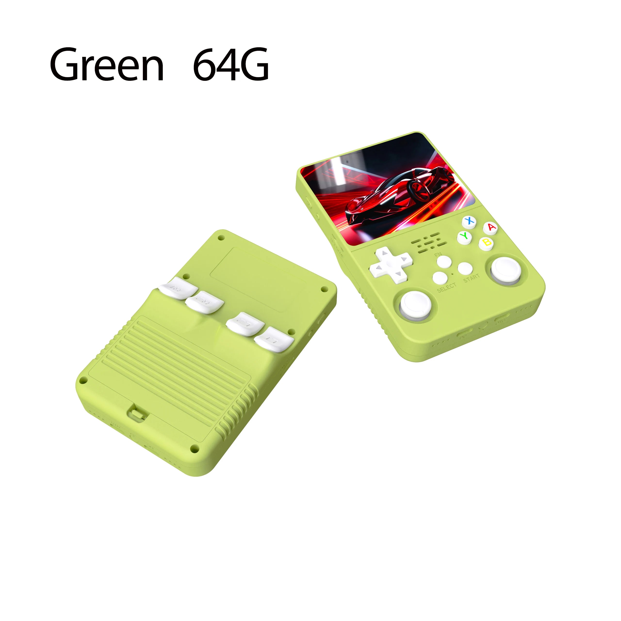 Console de videogame portátil retrô R36S com sistema ARKOS, tela IPS de 3,5
