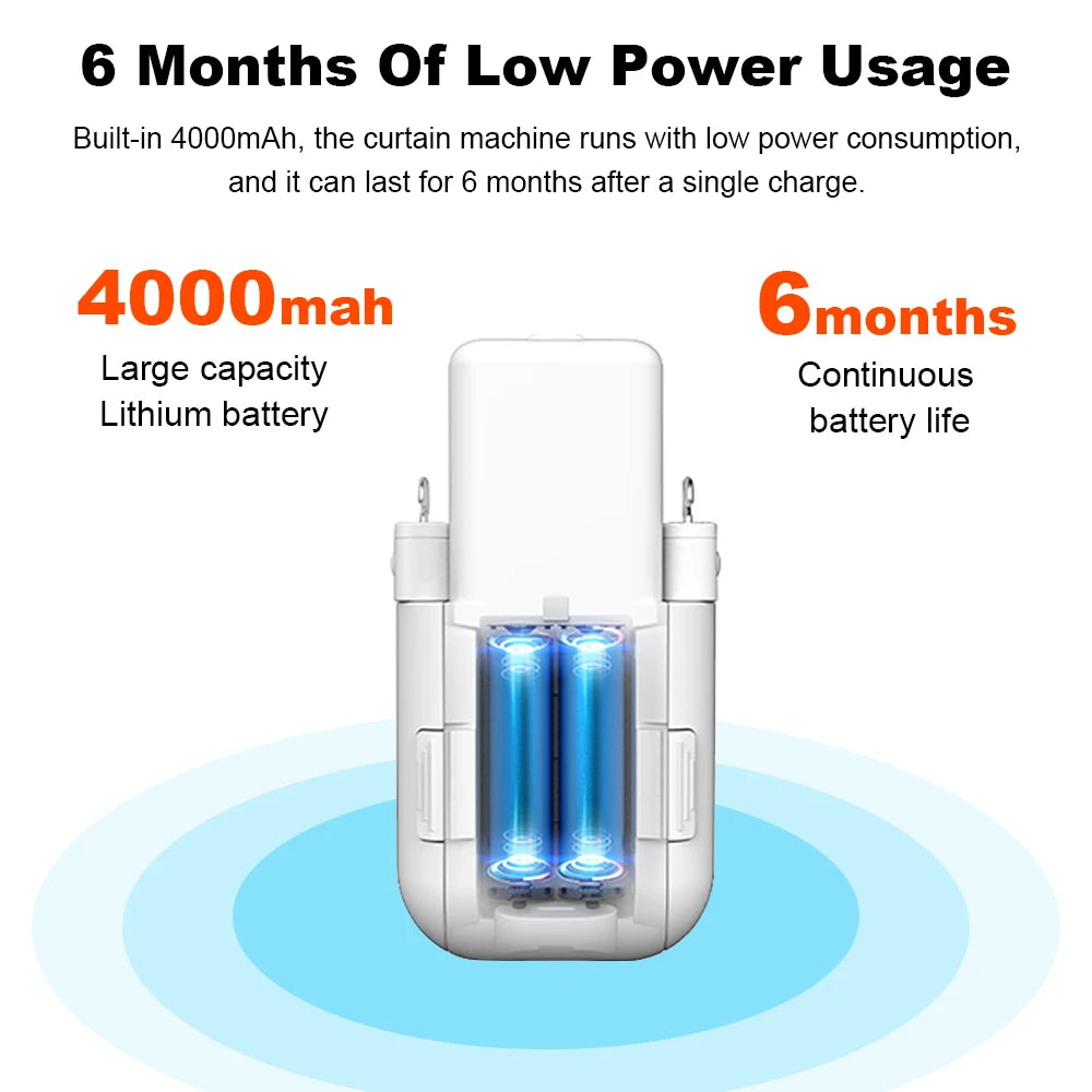 Robô para cortina inteligente elétrica com Wi-Fi