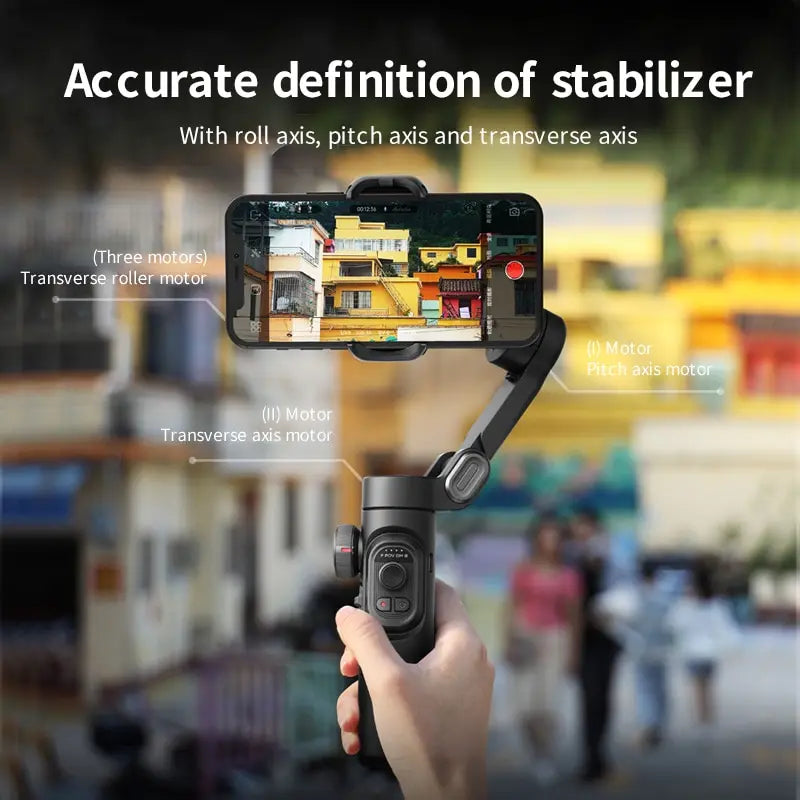 Estabilizador Gimbal de 3 Eixos para Smartphone