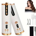 Modelador de Cachos Automático para Cabelo, Sem Fio, com Aquecimento Rápido Automático