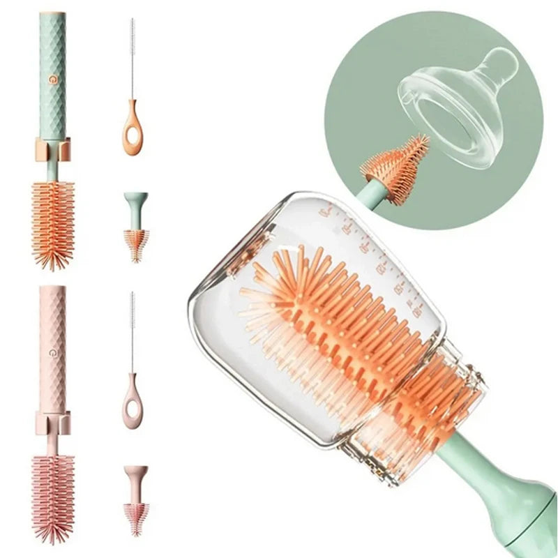 Escova de limpeza elétrica para mamadeiras