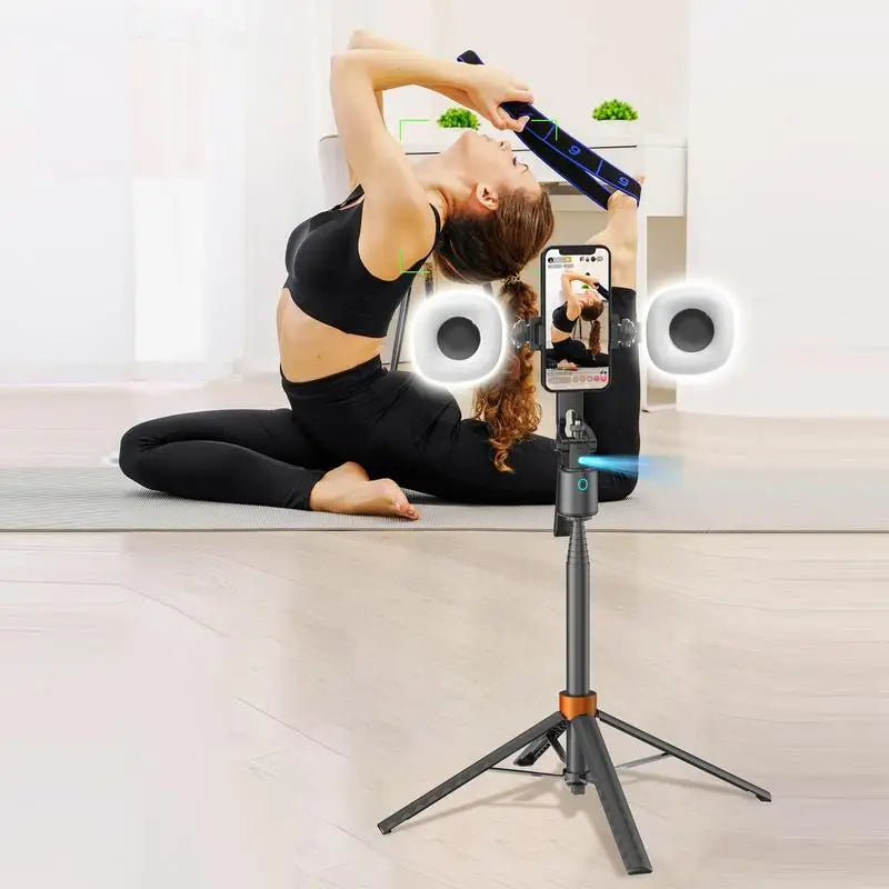 Tripé para selfie com rotação de 360°