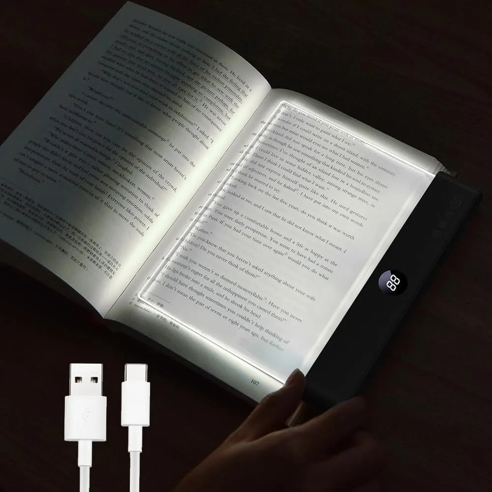Luminária de leitura LED de tela plana