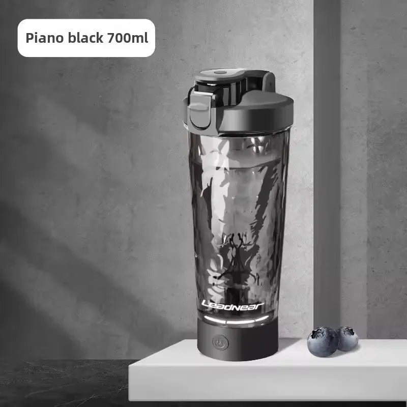 Copo Misturador Elétrico para Proteína em Pó com Agitação Automática