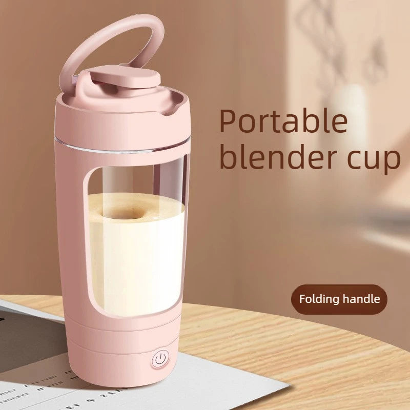Copo Misturador Elétrico Automático 630ml com USB Recarregável