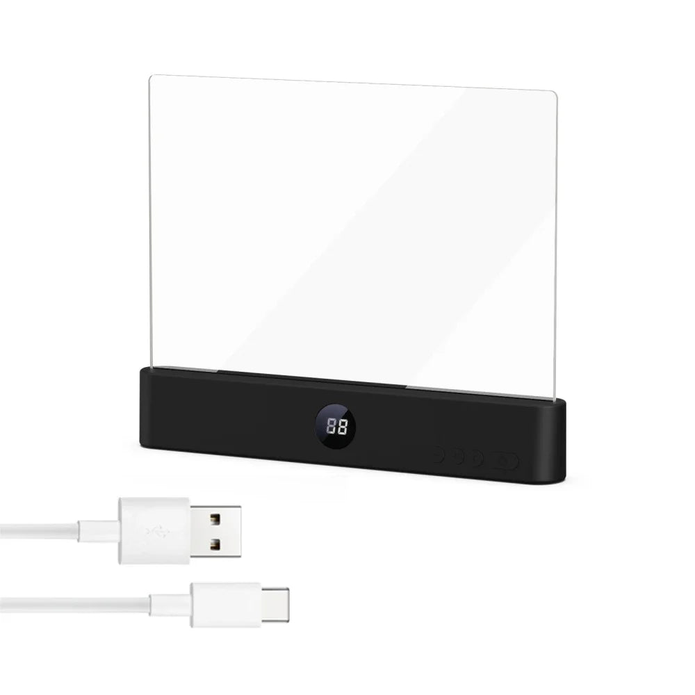 Luminária de leitura LED de tela plana
