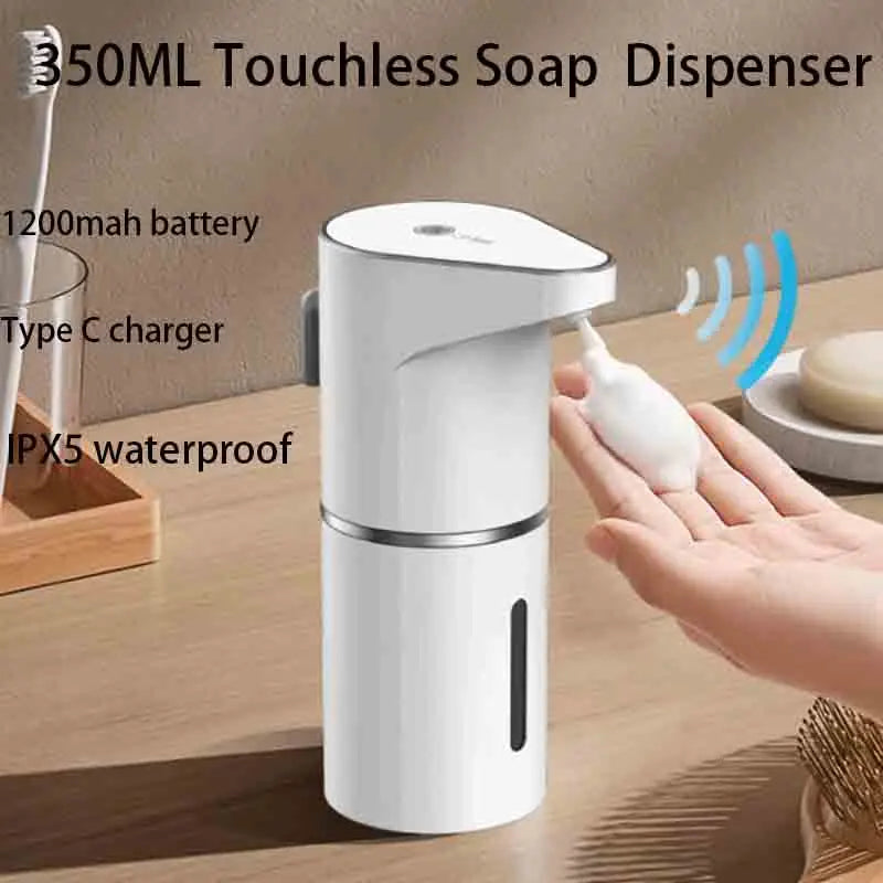 Dispensador de sabonete automático à prova d'água de 350ml