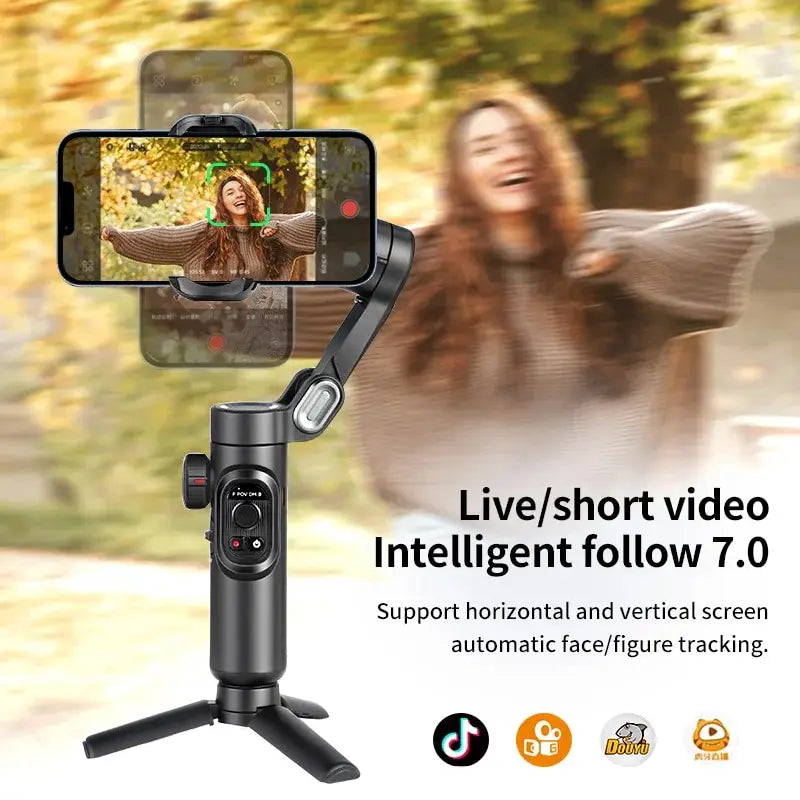 Estabilizador Gimbal de 3 Eixos para Smartphone