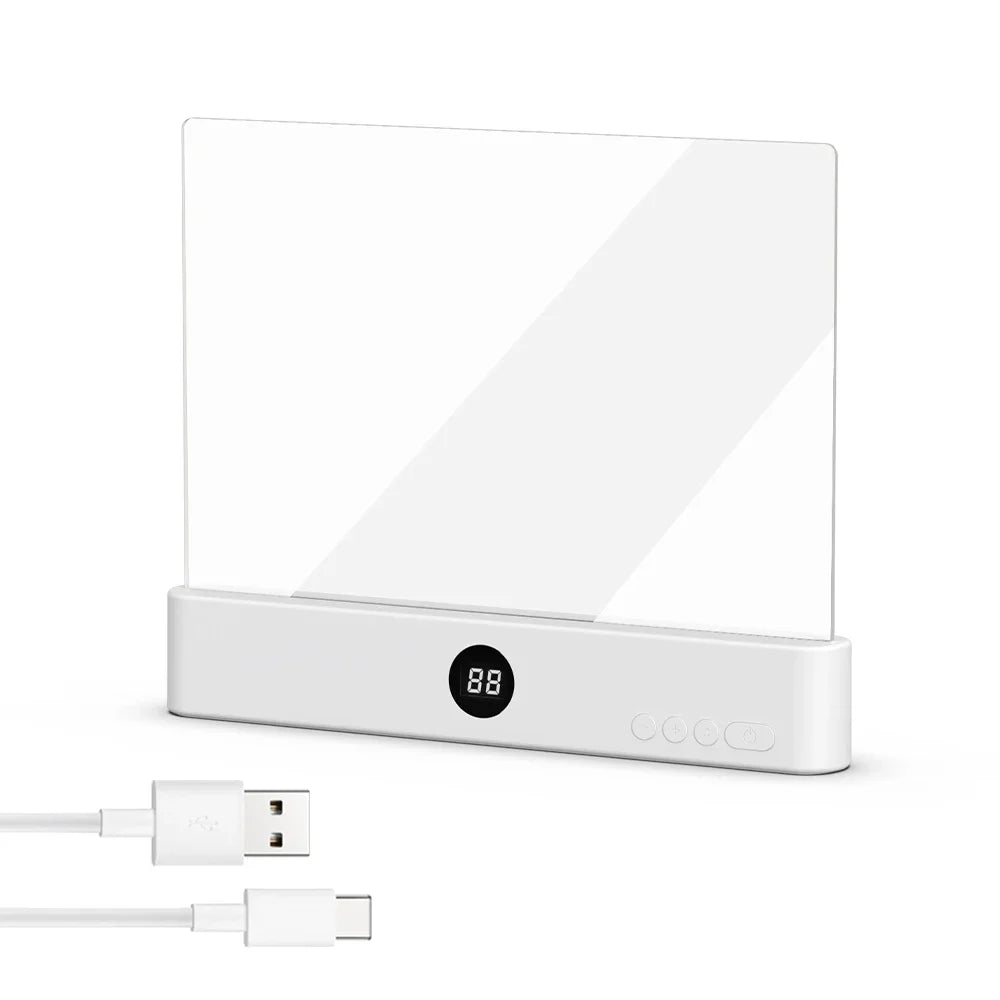Luminária de leitura LED de tela plana